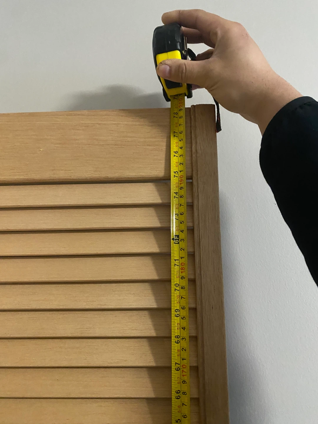 2-Panel Wood Room Divider Screen - photo 3