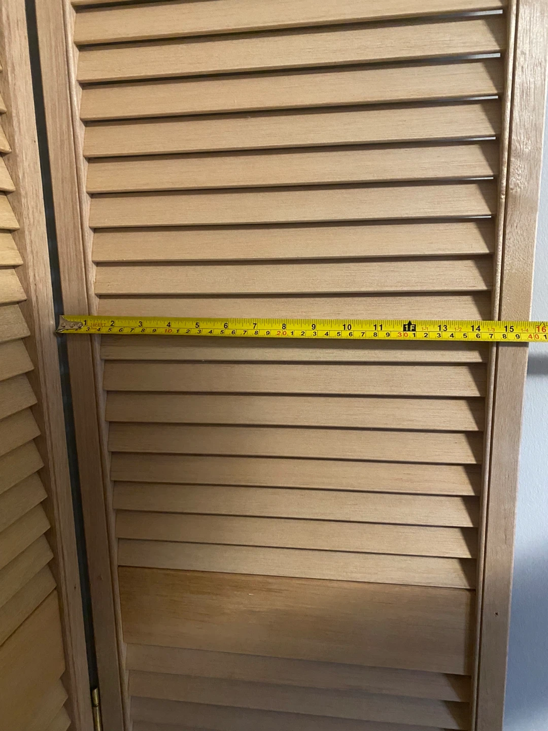 2-Panel Wood Room Divider Screen - photo 4