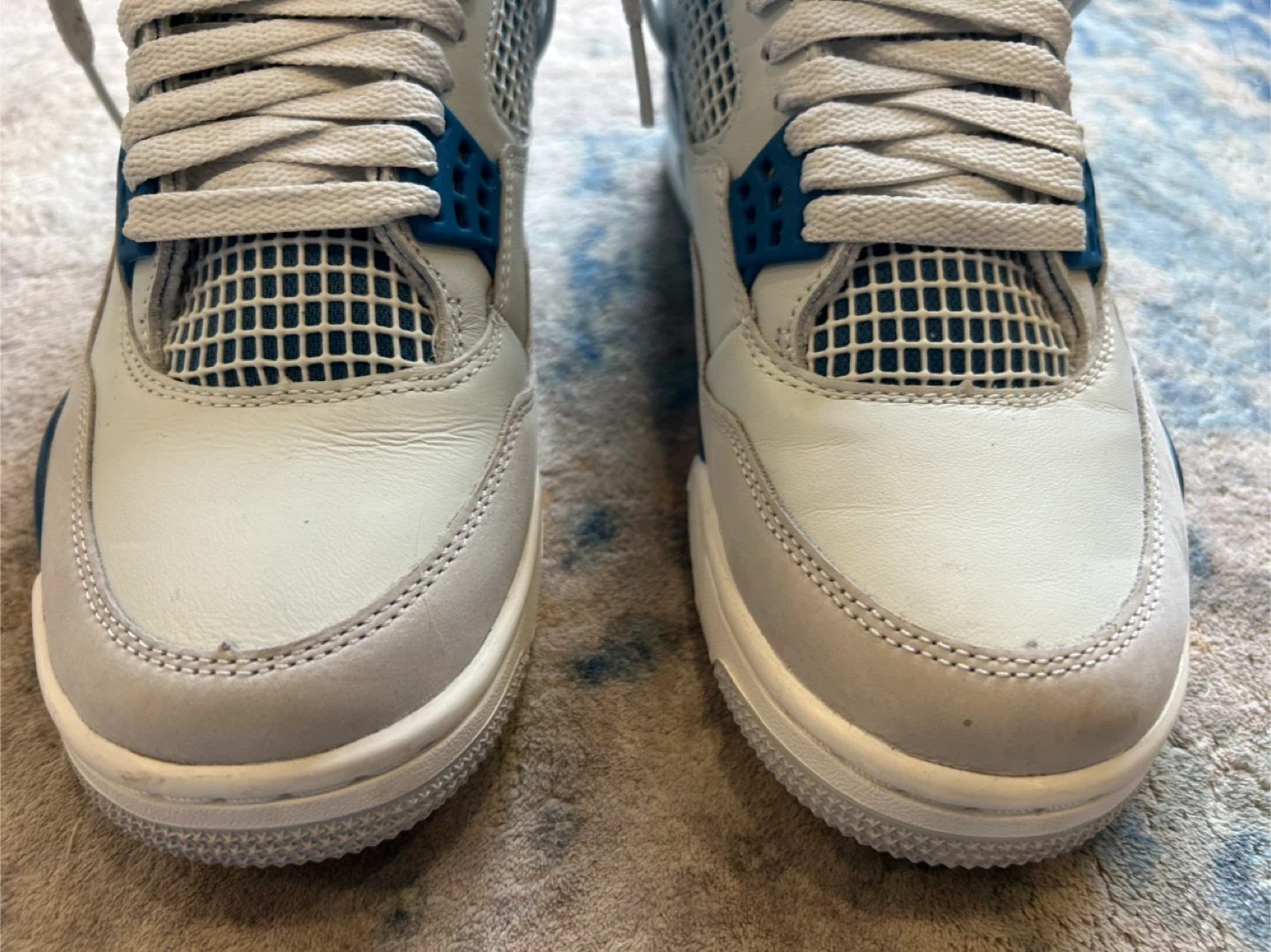 Air Jordan 4 Retro "White & Racer Blue" - photo 2
