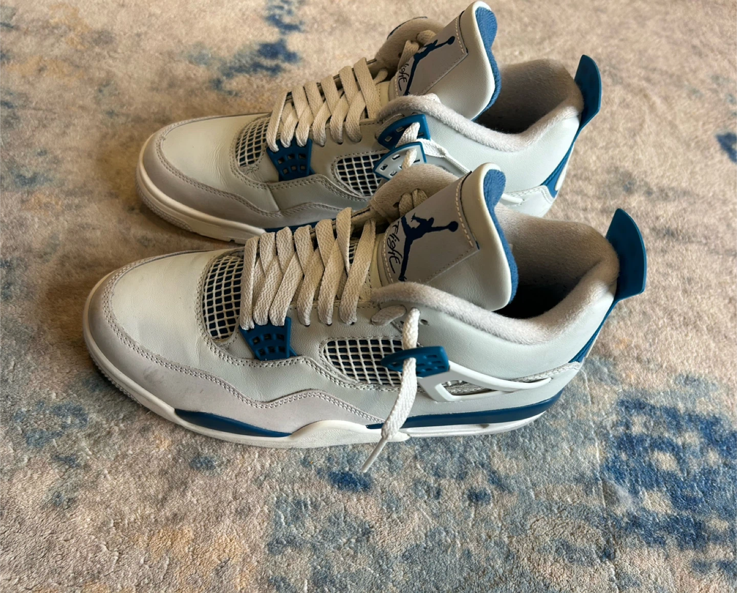 Air Jordan 4 Retro "White & Racer Blue" - photo 4