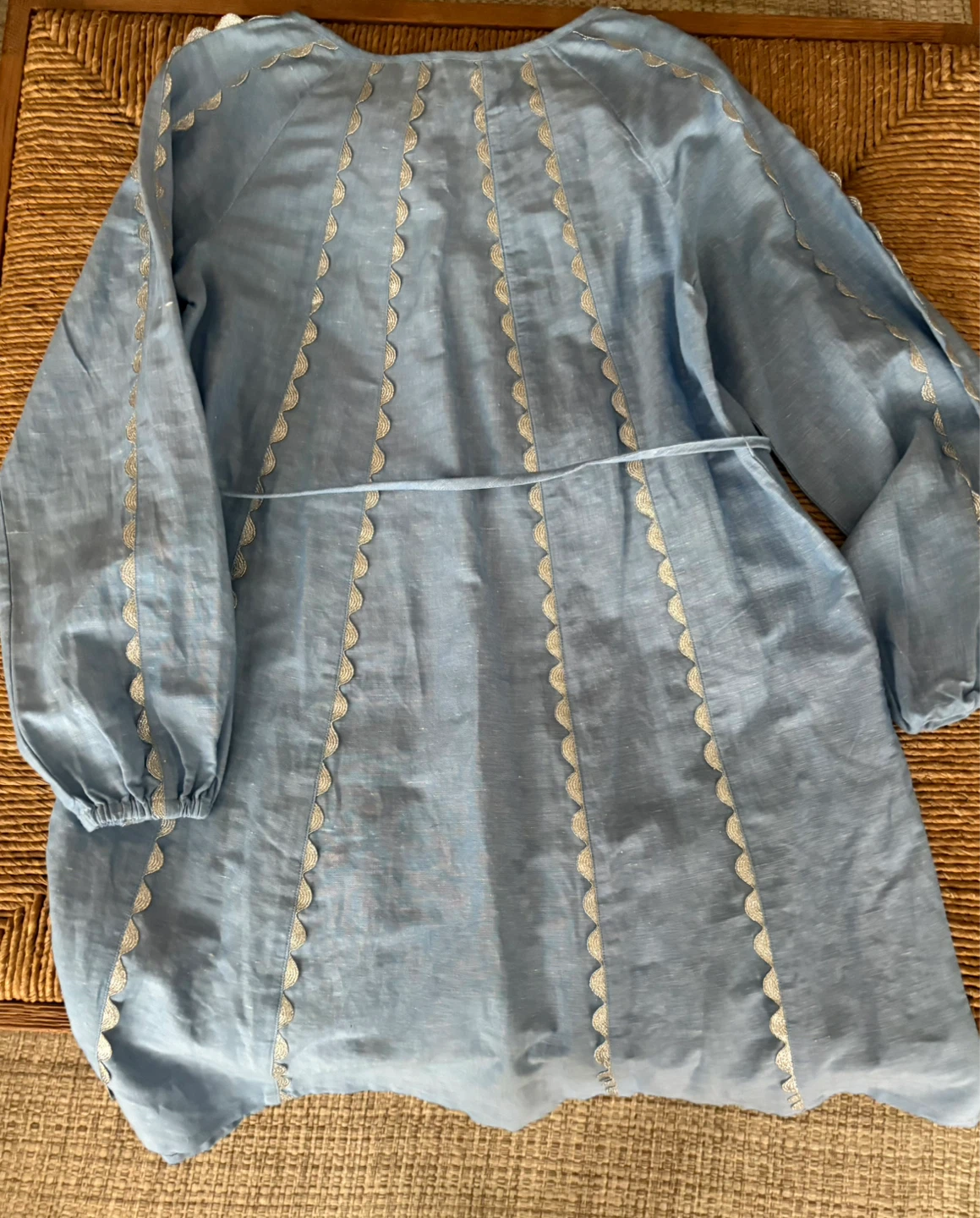 Boden Blue Embroidered Dress - photo 3
