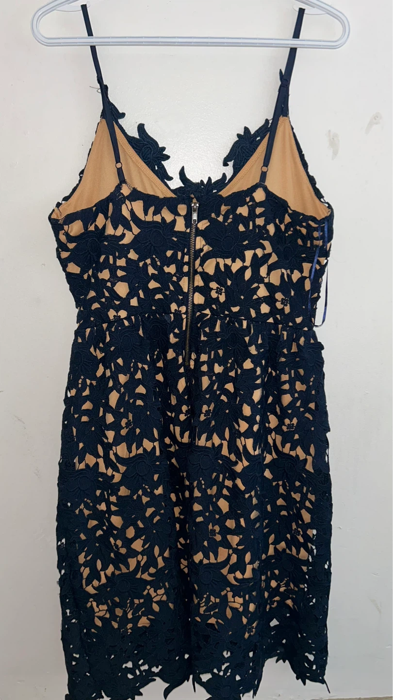 Vero Moda Black Lace Dress Size 42 - photo 4