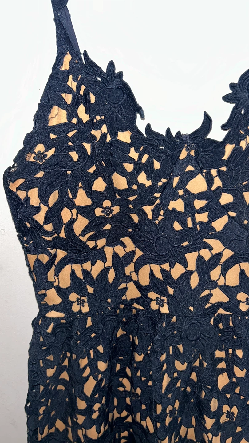 Vero Moda Black Lace Dress Size 42 - photo 2
