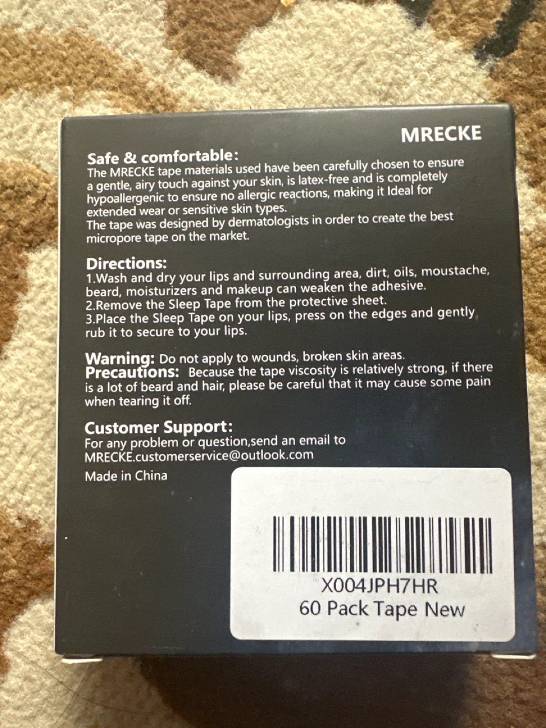 MRECK MicroPore Tape for Better Sleep - 60 Count - photo 2