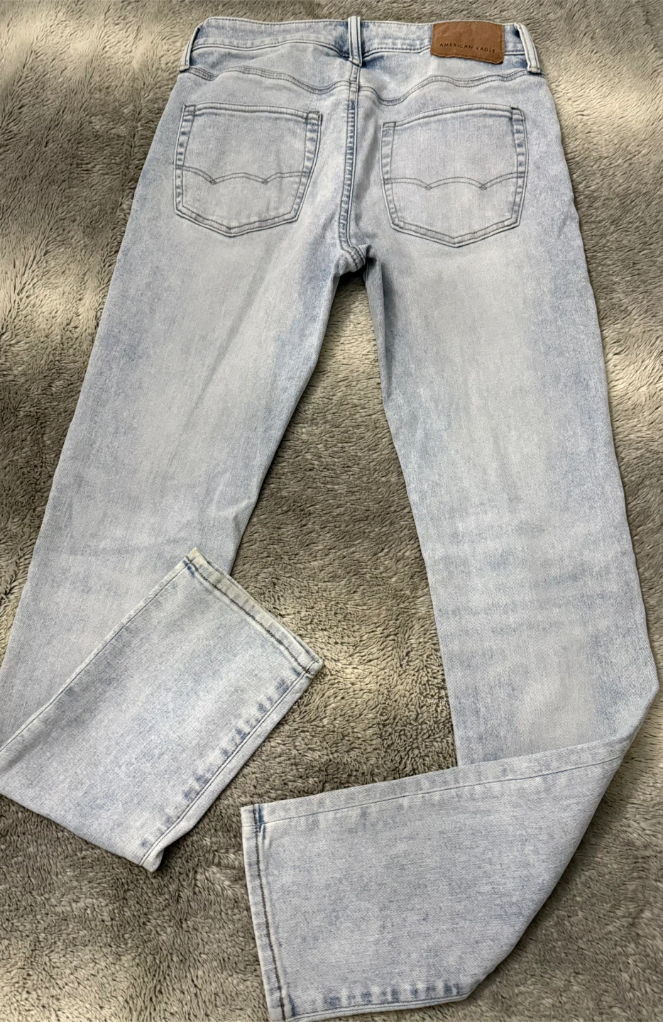 American Eagle Light Wash Distressed Denim Jeans - photo 3