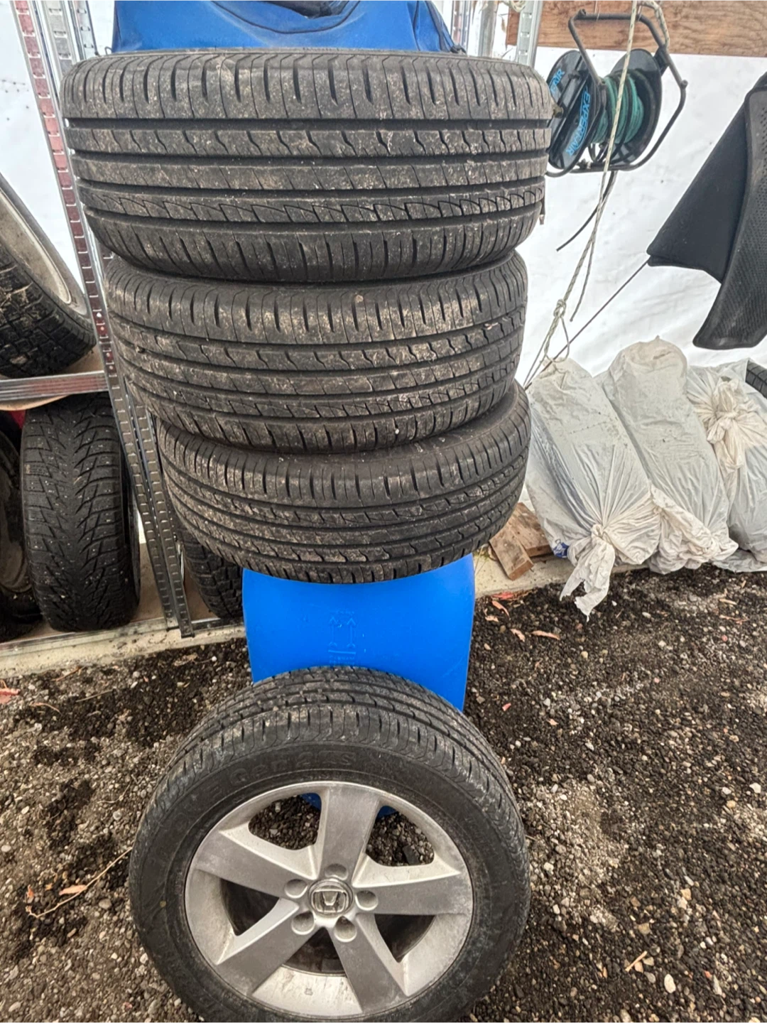 Honda Alloy Rims with Ironman All Season Tires - photo 2