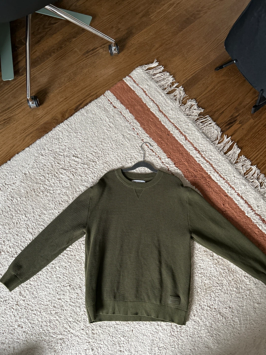 Zara Kids Knit Sweater - Size 11-12 - Olive Green
