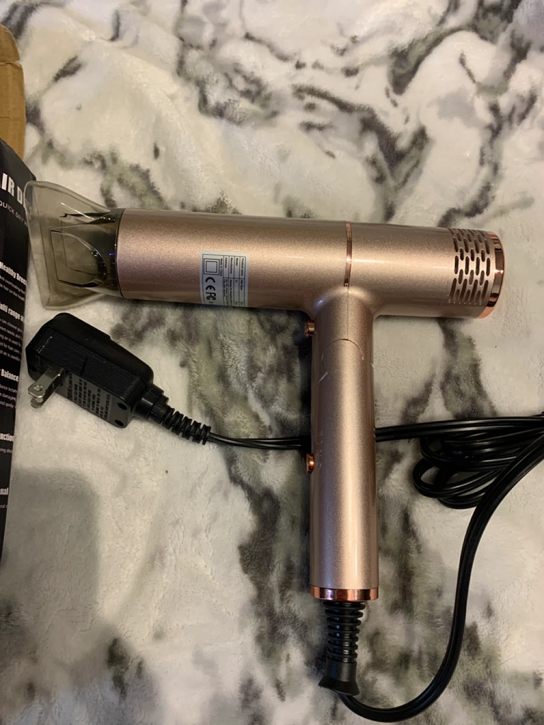🥕 New Rose Golden T1 Hair Dryer 1000W-1200W - photo 2