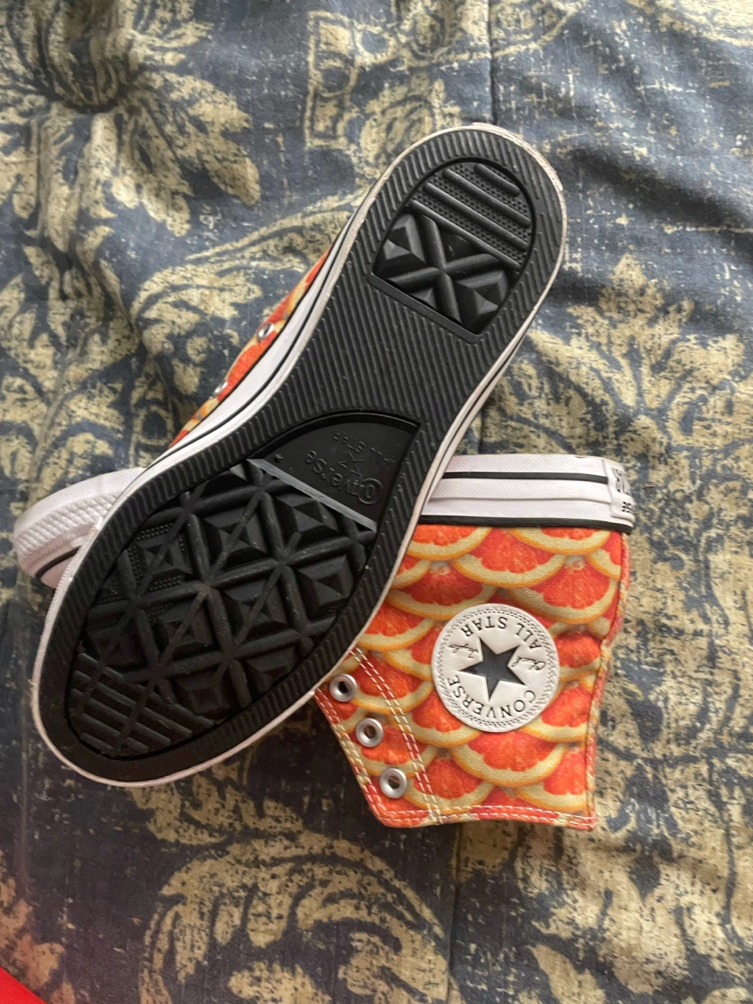Converse All Star High Top Citrus Print Sneakers - photo 2