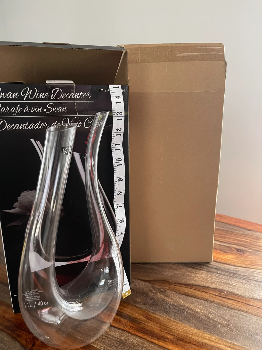 🥕NEW King Swan Wine Decanter 1.1L / 40 oz - photo 2