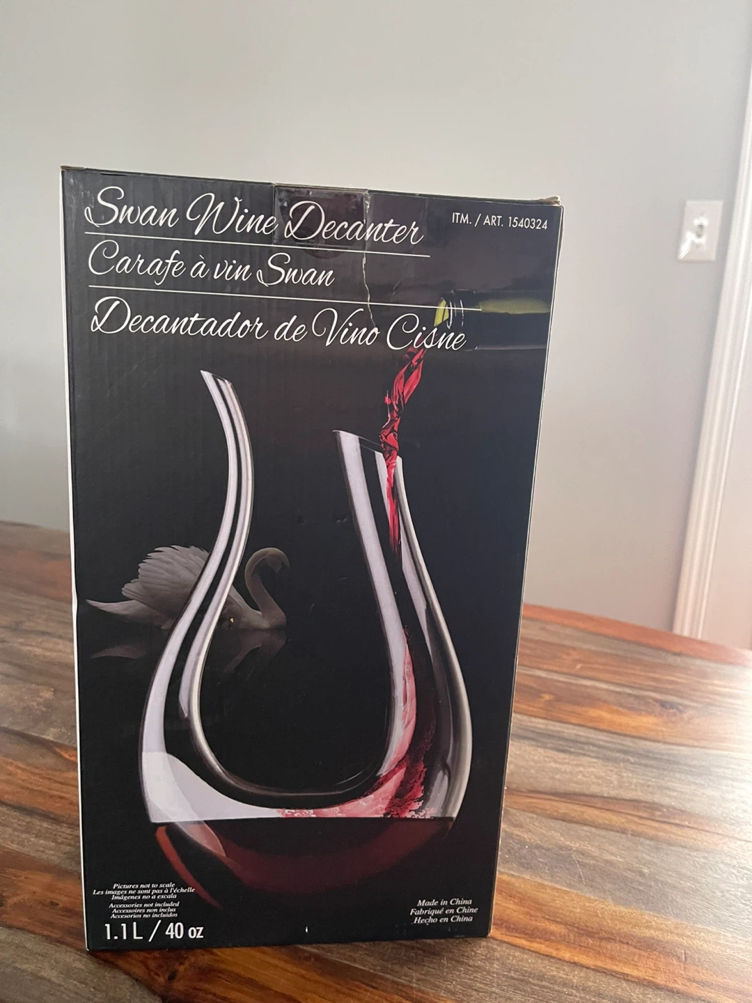🥕NEW King Swan Wine Decanter 1.1L / 40 oz