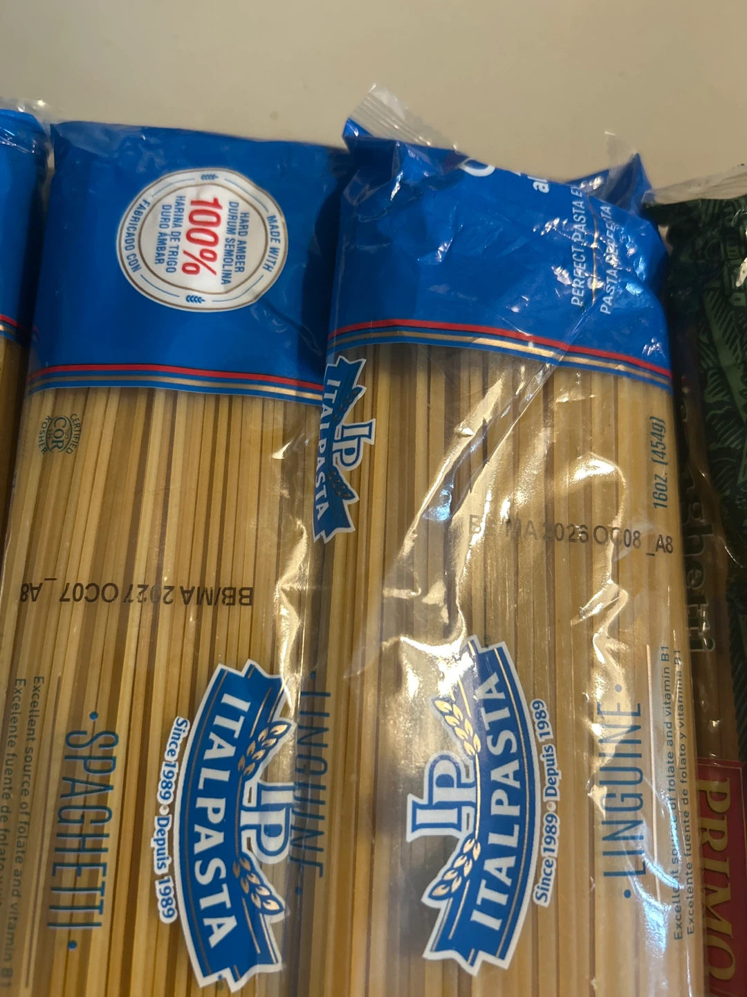 Italpasta Spaghetti and Linguine Pasta - 5 Pack - photo 3