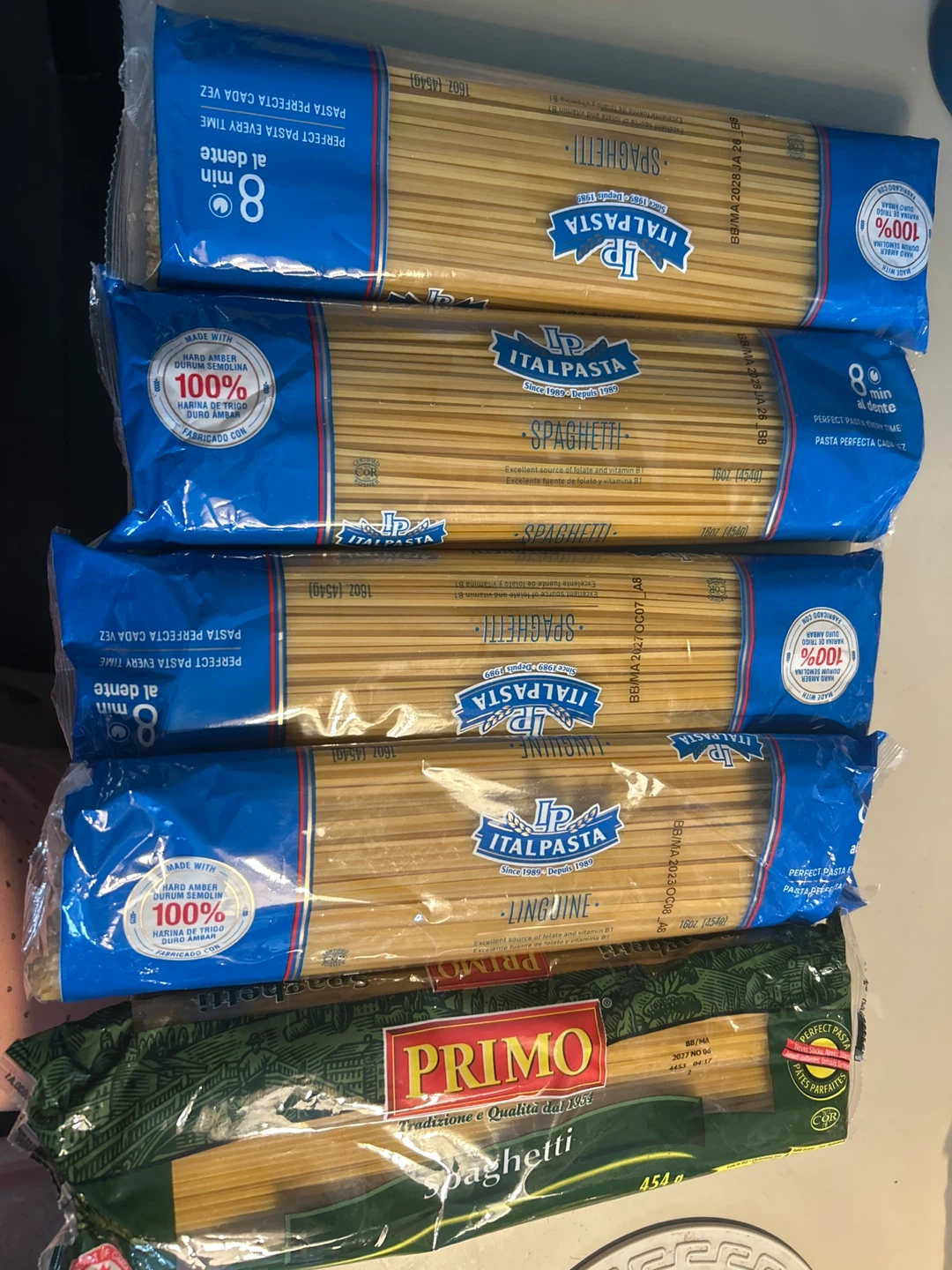 Italpasta Spaghetti and Linguine Pasta - 5 Pack