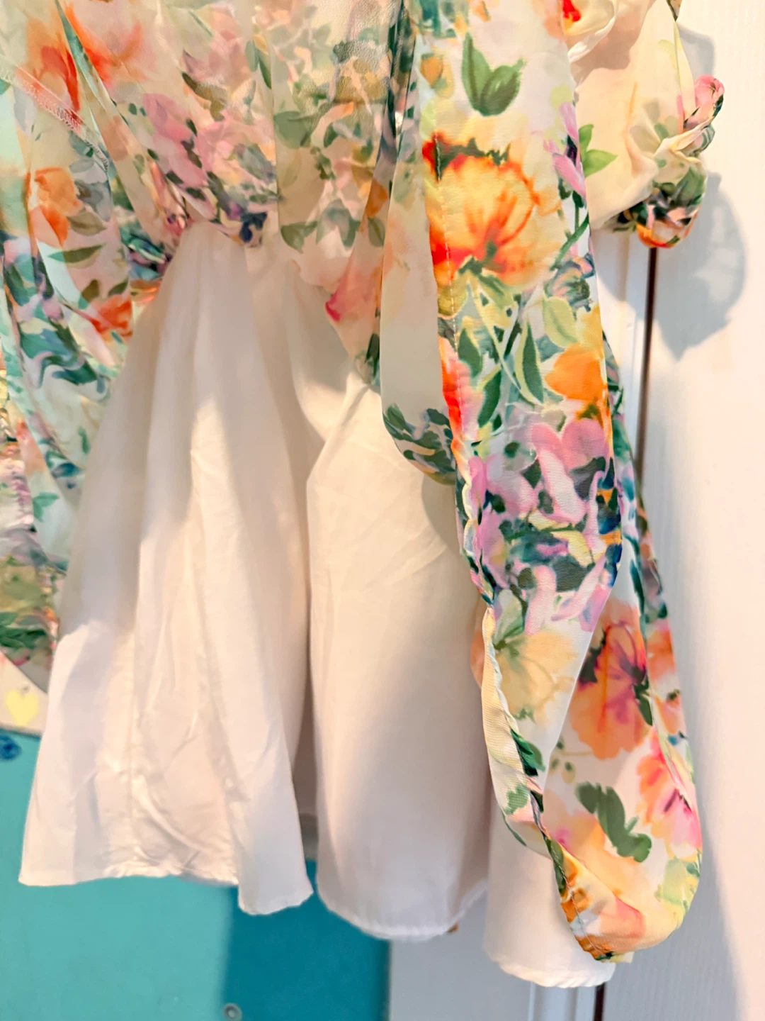 Girls Floral Print Dress Size 4T - photo 4