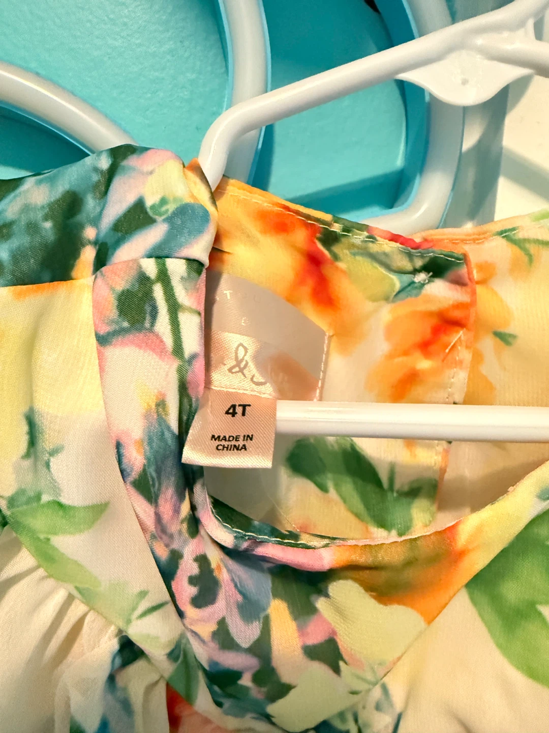 Girls Floral Print Dress Size 4T - photo 2