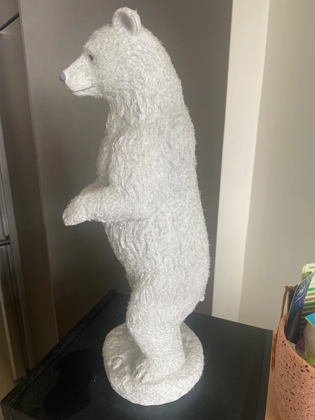 White Standing Bear Figurine - photo 2