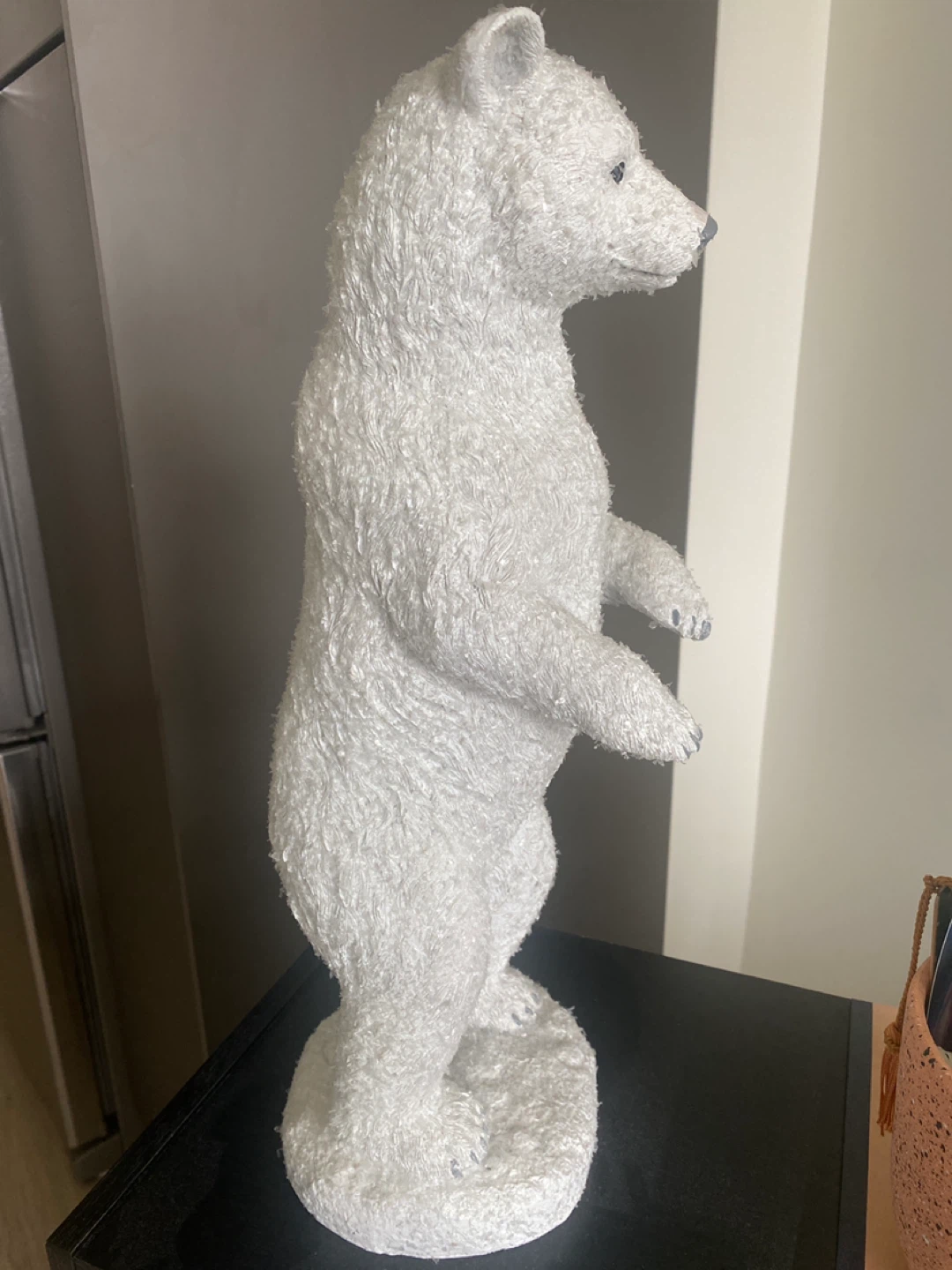 White Standing Bear Figurine - photo 3