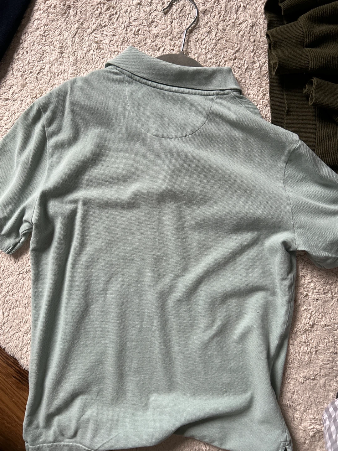 American Eagle Men's Super Soft Polo Shirt - Light Green - XS - photo 3