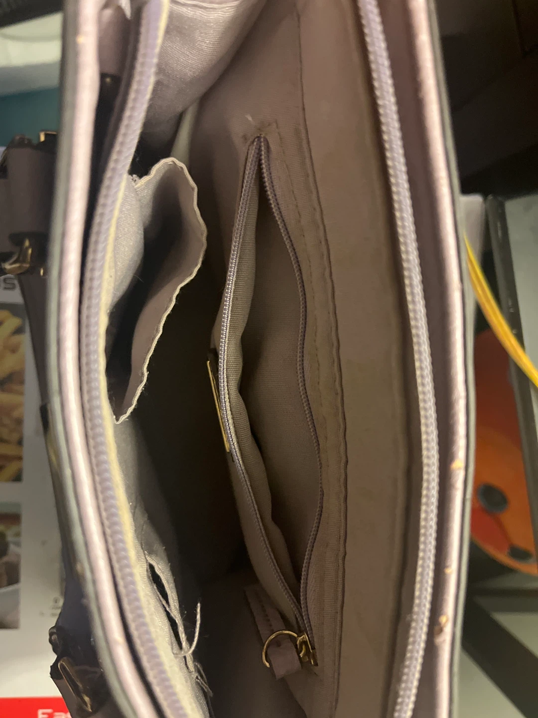 ALDO Lavender Top Handle Bag with Lock Detail - photo 2