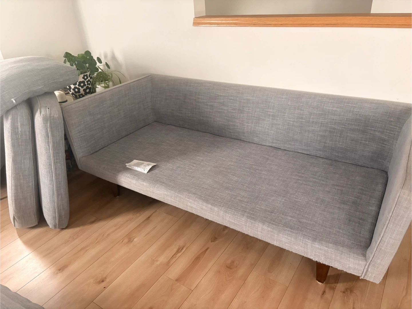Grey Loveseat Sofa - photo 5
