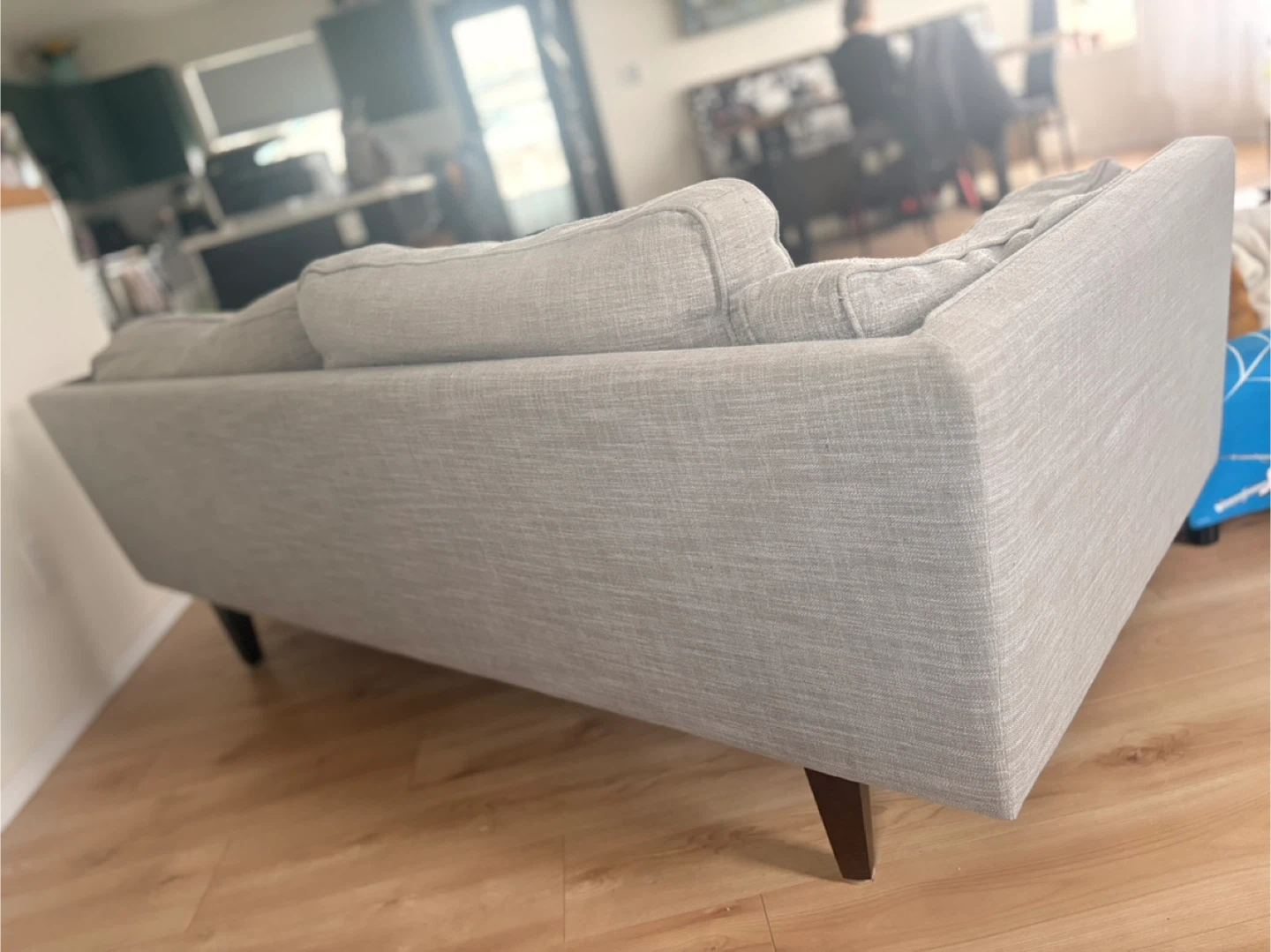 Grey Loveseat Sofa - photo 2