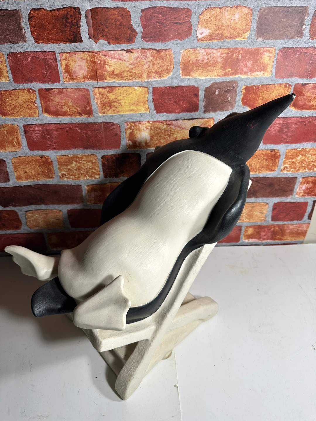 Ceramic Penguin Statue Figurine