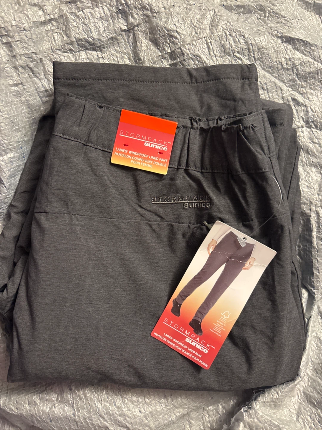 Stormpack Ladies' Windproof Lined Pant - Grey
