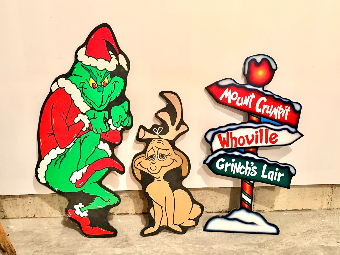 Dr Seuss The Grinch Mount Crumpit Whoville Signs
