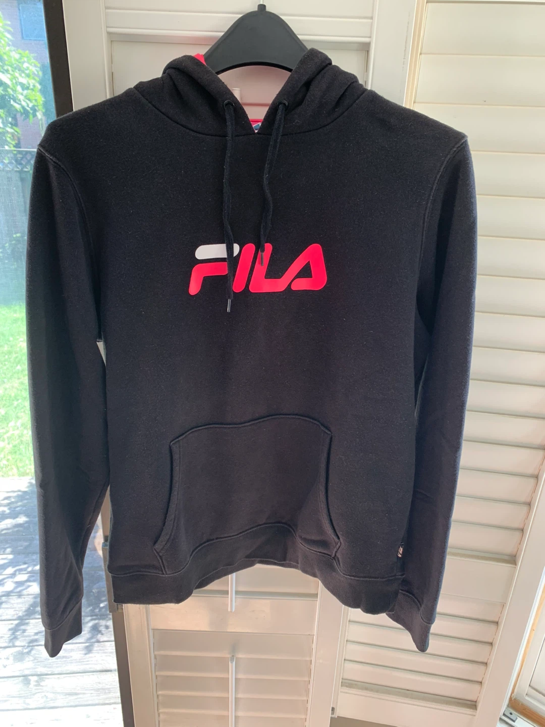 Ladies FILA Hooded Sweater (large) for $10