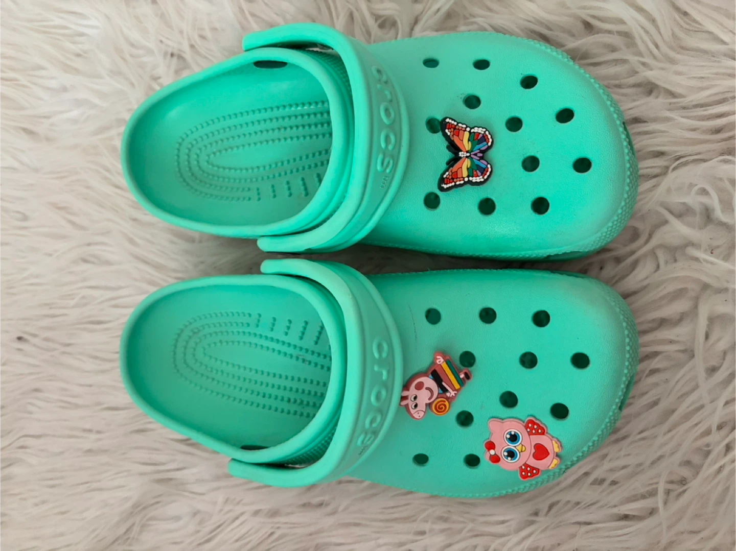 Crocs Kids Clogs Turquoise with Charms - photo 2