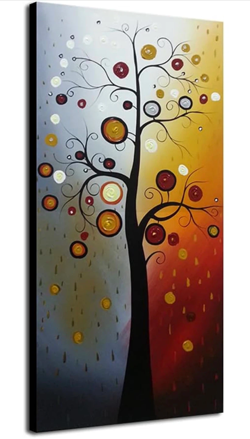 Modern Tree Canvas Wall Art Painting - photo 3