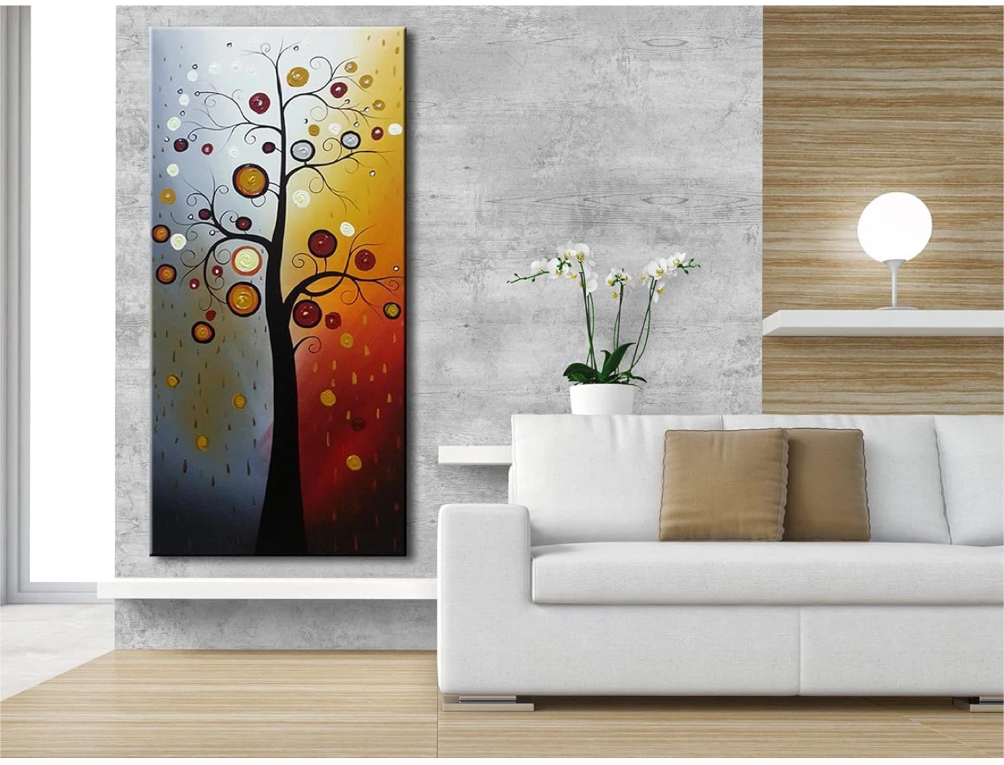Modern Tree Canvas Wall Art Painting - photo 4