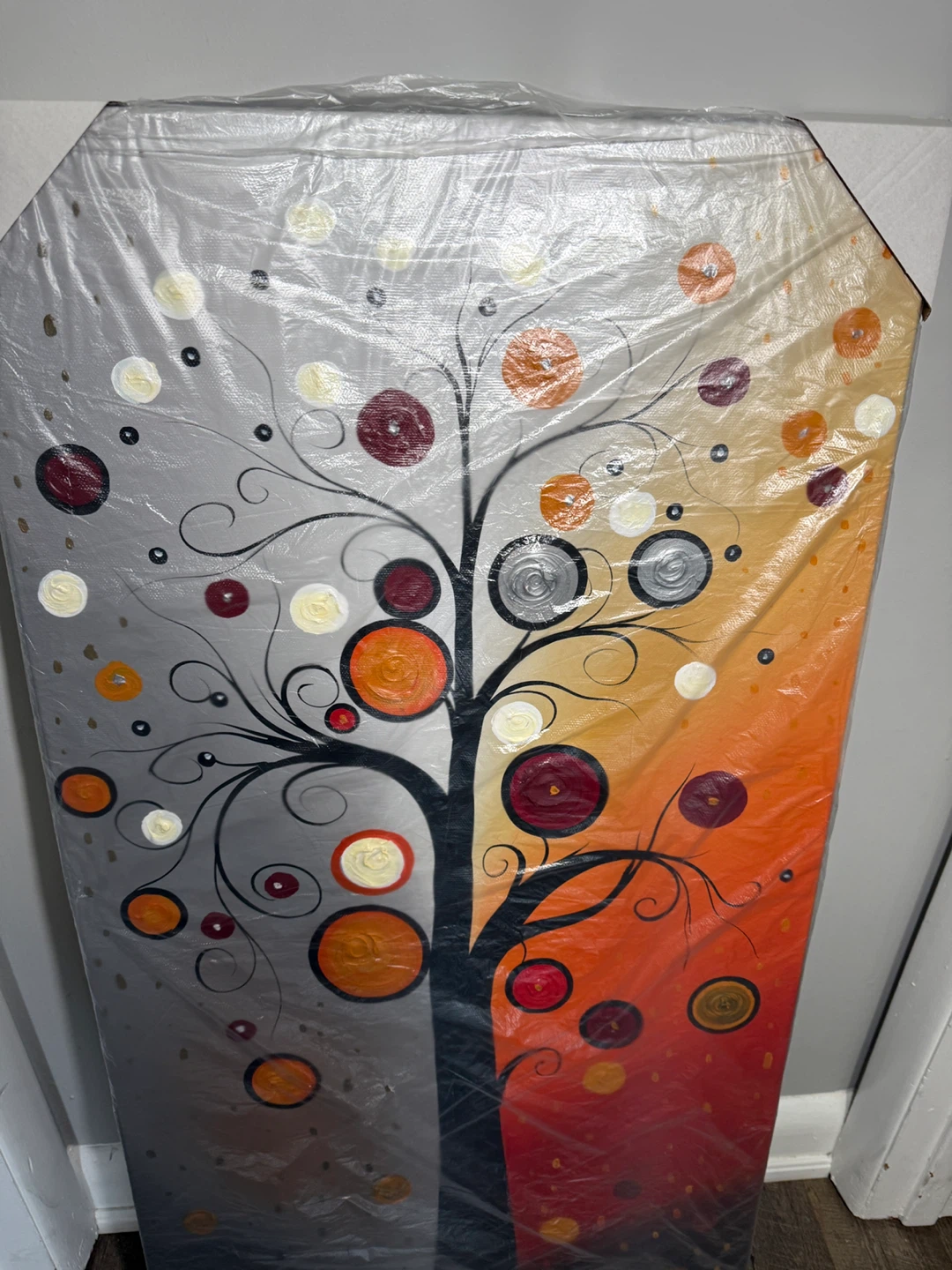 Modern Tree Canvas Wall Art Painting - photo 2