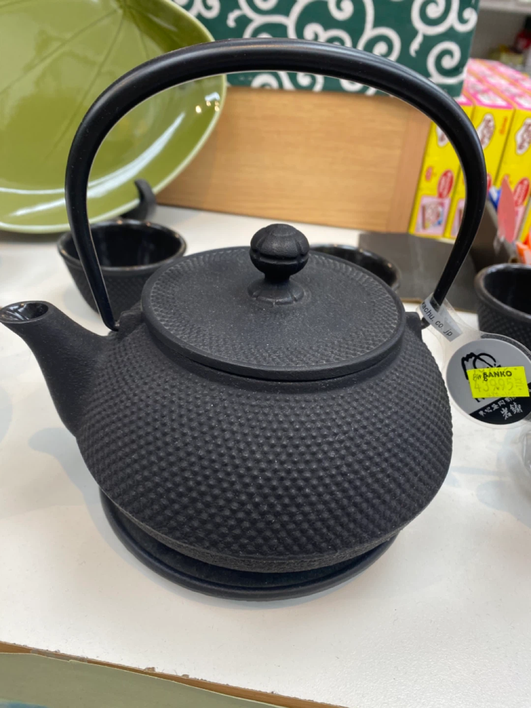 Antique Japanese Cast Iron (Nanbu Tekki) teapot - photo 5