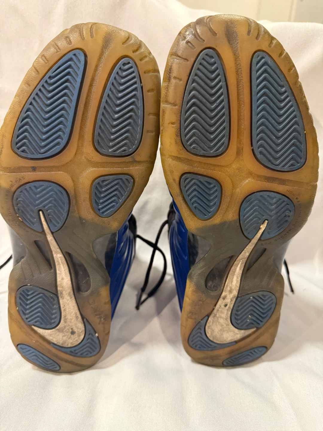 Nike Air Foamposite One Royal Blue Basketball Shoes - photo 5