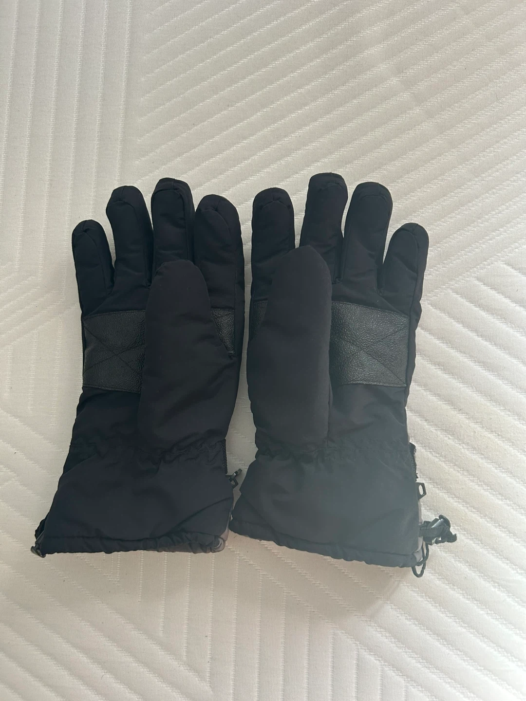 Grey and Black Gloves with Red Accents - photo 2