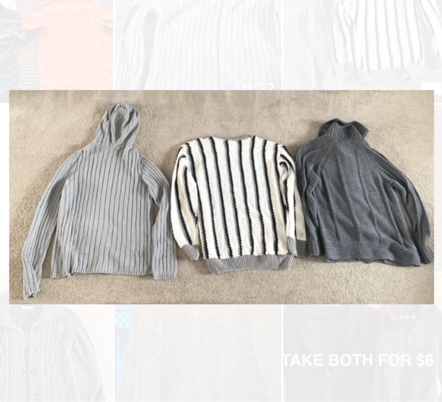 3 Ladies Sweater / Cardigan (large) for $12 - photo 2