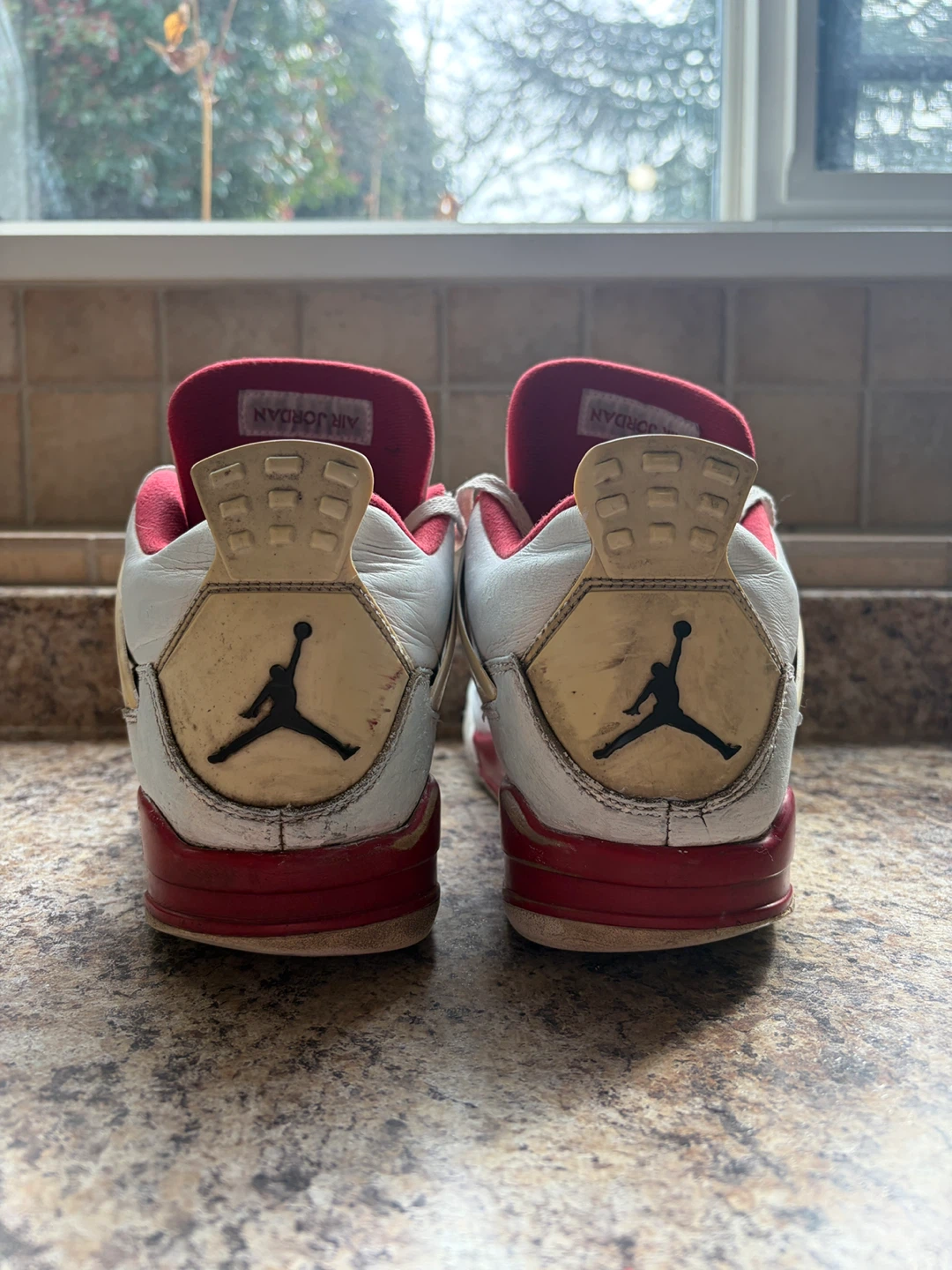 Air Jordan 4 Retro White Red - photo 2