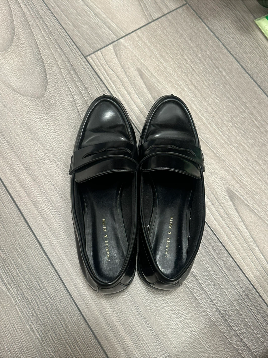 Black loafers Charles & Keith