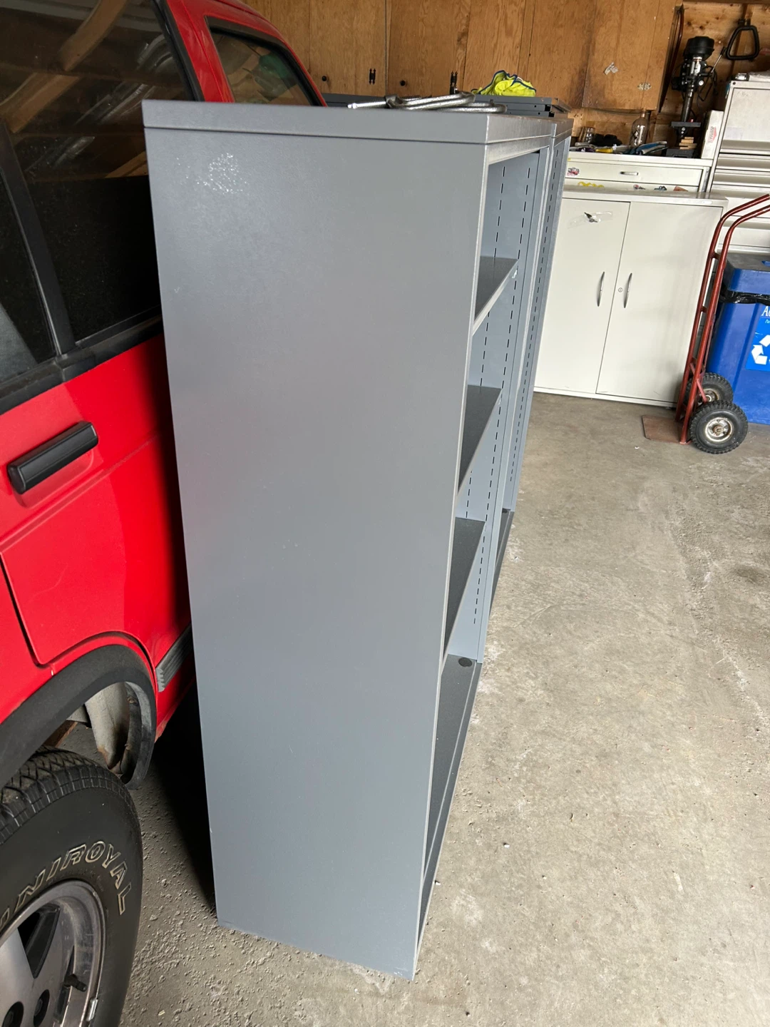 Metal adjustable shelving $75 each - photo 3