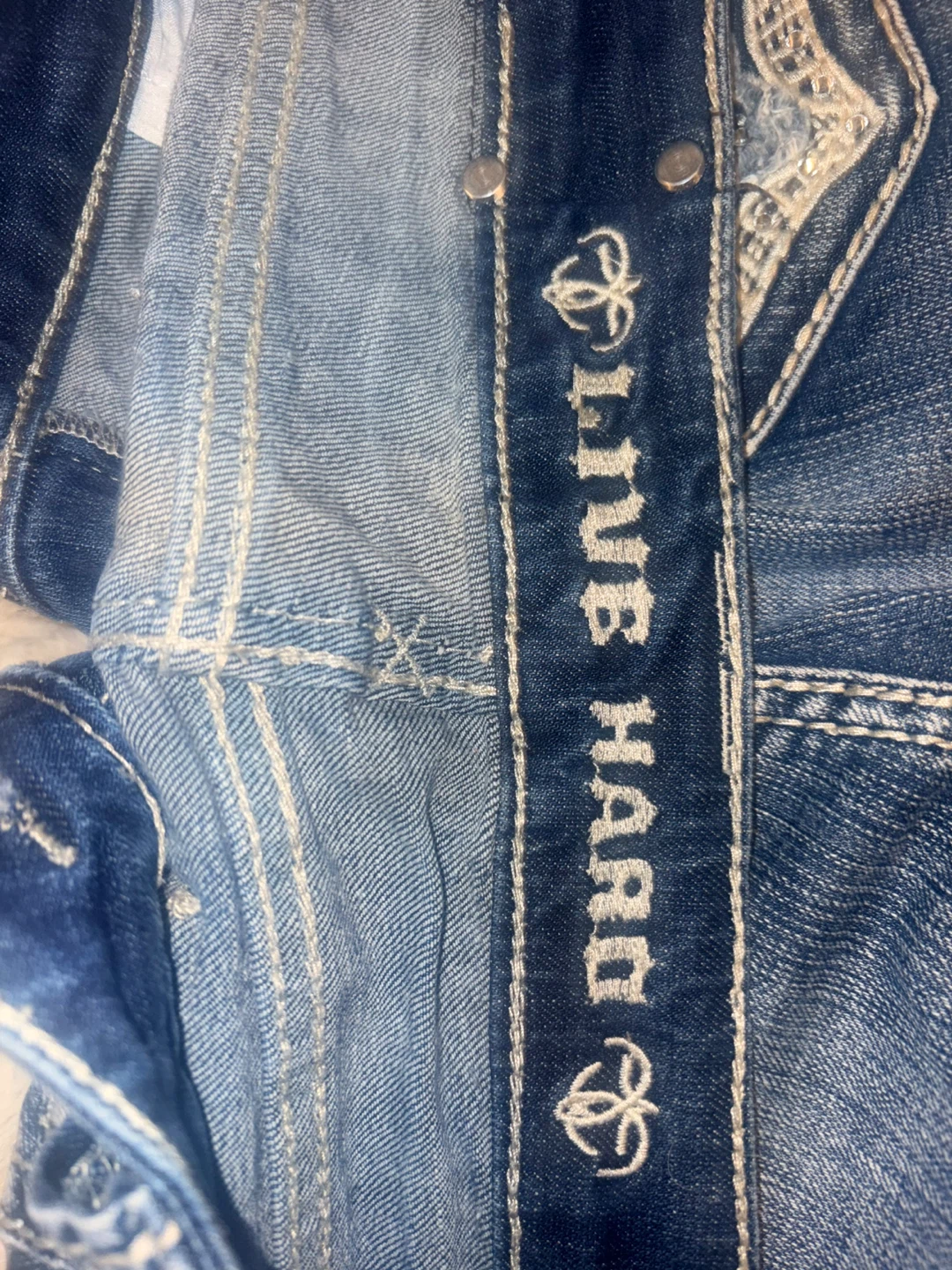 Live hard jeans - photo 3