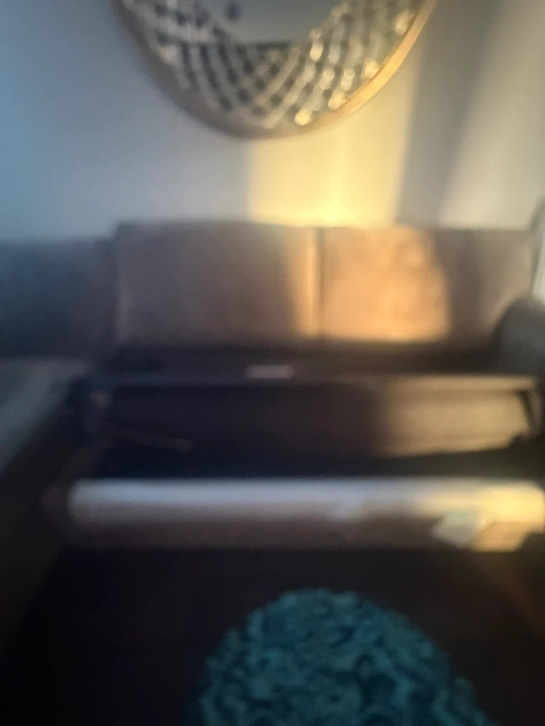 Brown Sectional Sofa with Pull-Out Bed - photo 5