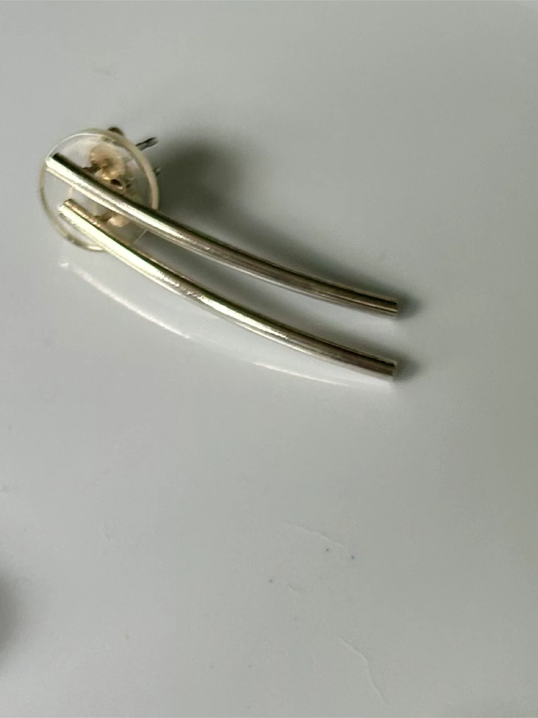 Silver Bar Earrings - photo 2