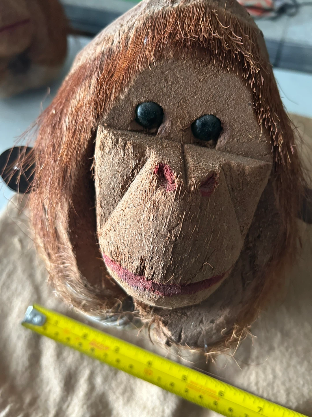Coconut Monkey Figurine