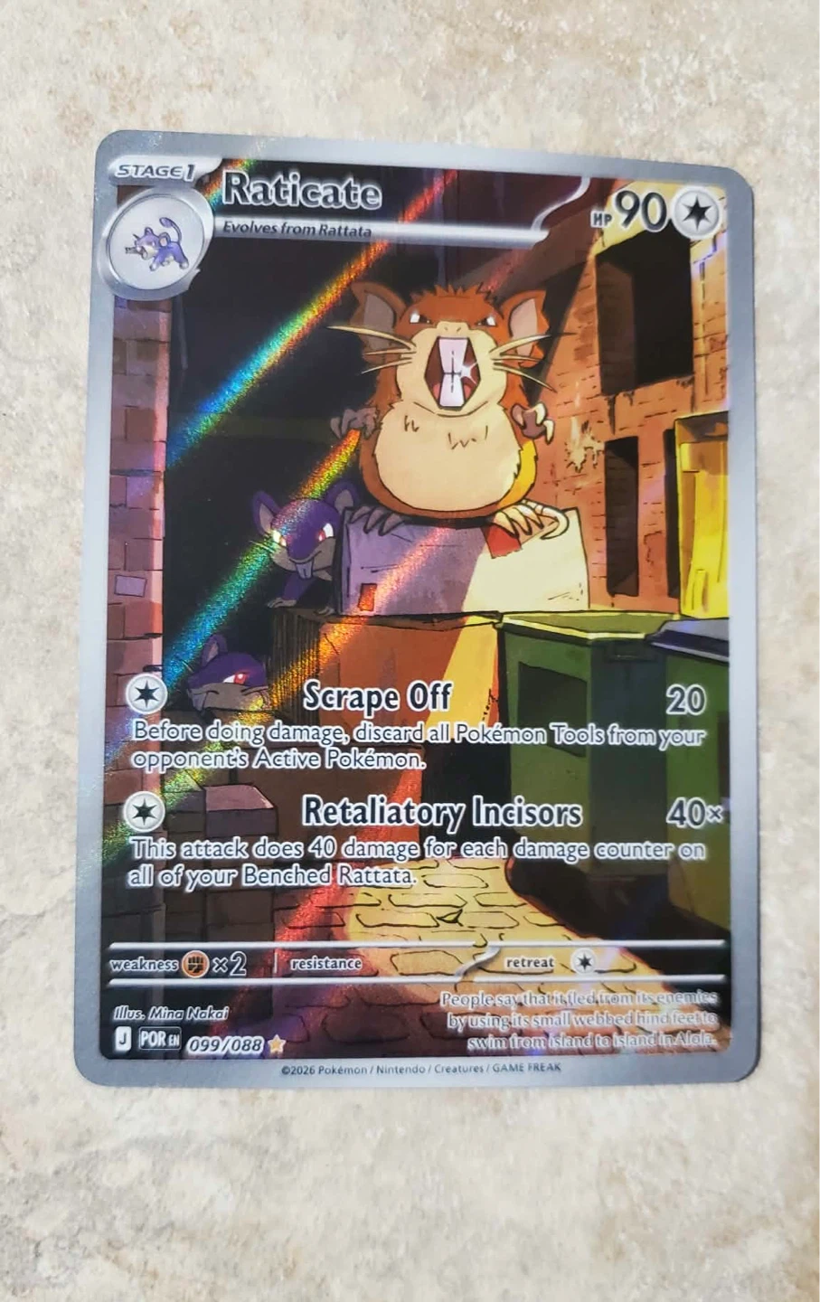 Raticate Card 99/088 - Mega Evolution Perfect Order