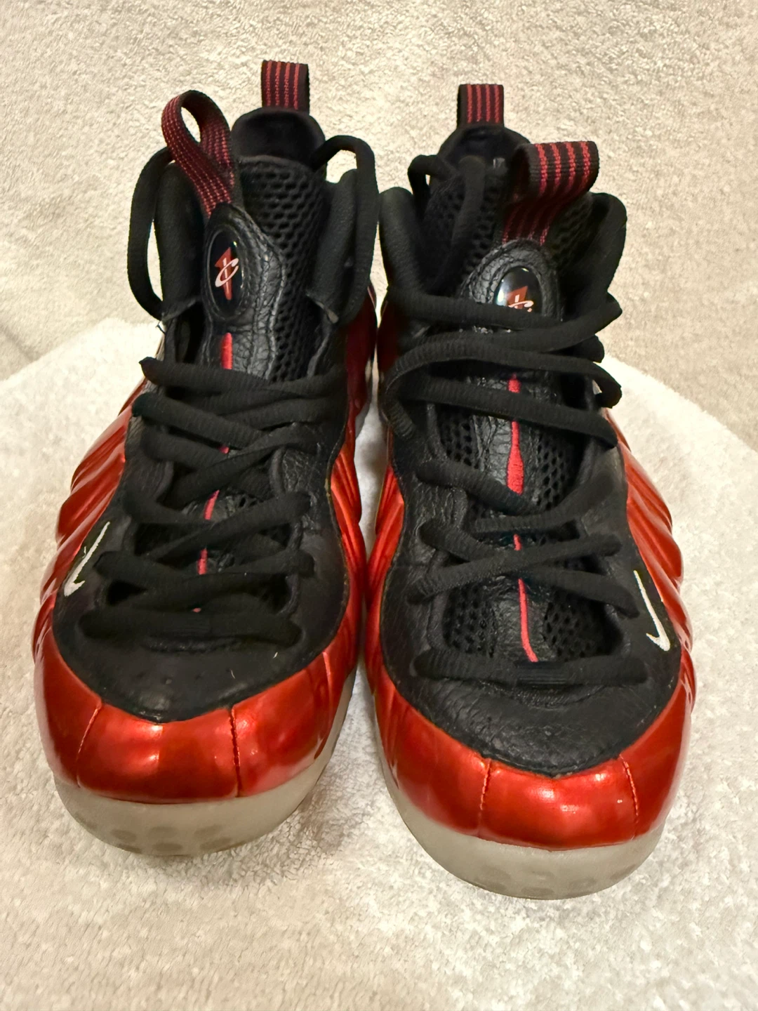 Nike Air Foamposite One Red Black Men's Shoes