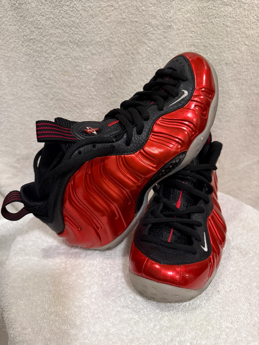 Nike Air Foamposite One Red Black Men's Shoes - photo 5