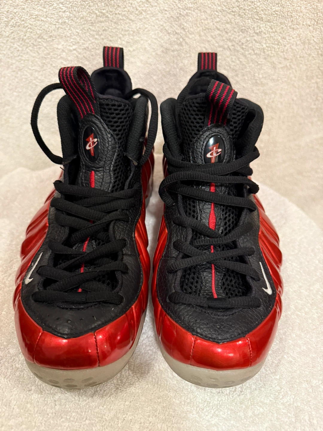 Nike Air Foamposite One Red Black Men's Shoes - photo 4