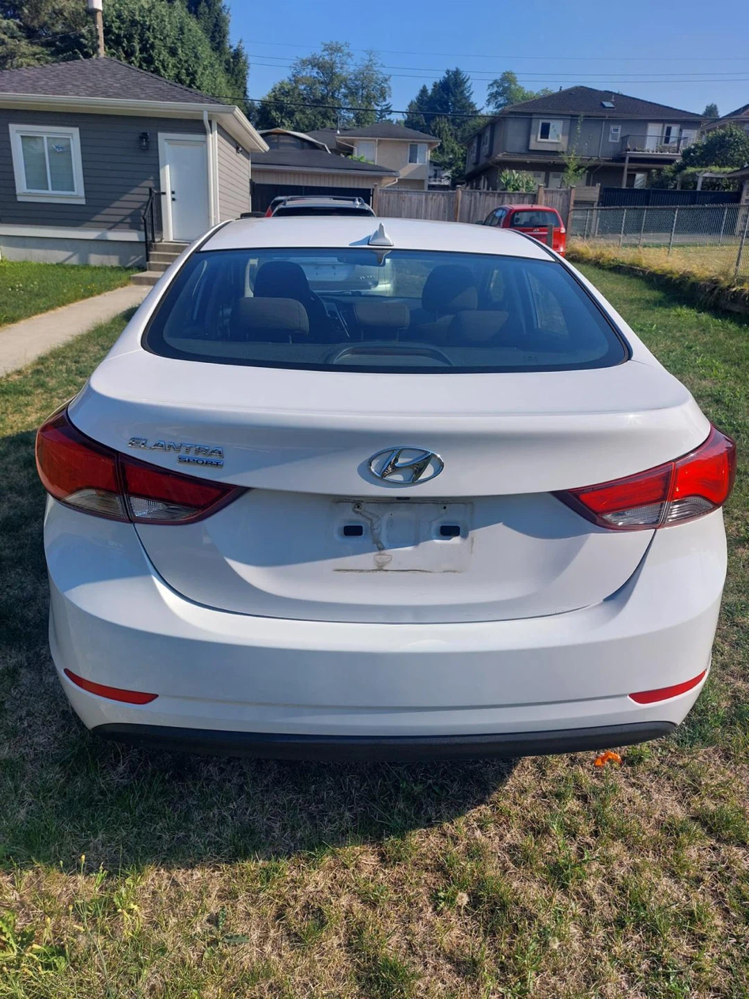 White Hyundai Elantra Sport Sedan - photo 2