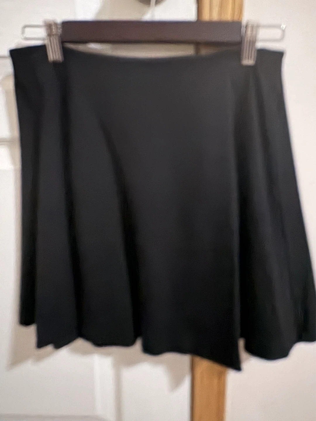 Black A-line Skirt